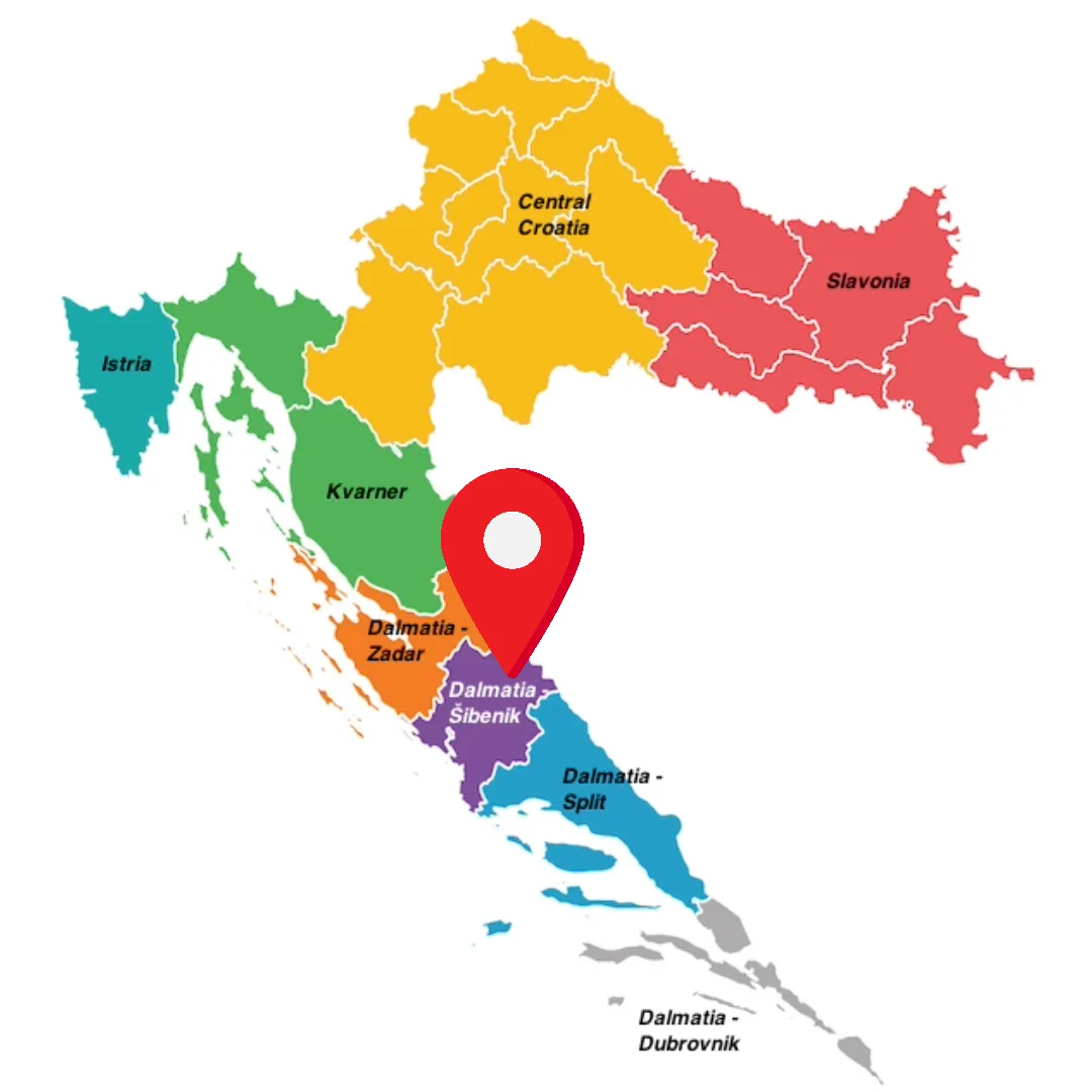 f) Dalmacia (Šibenik)